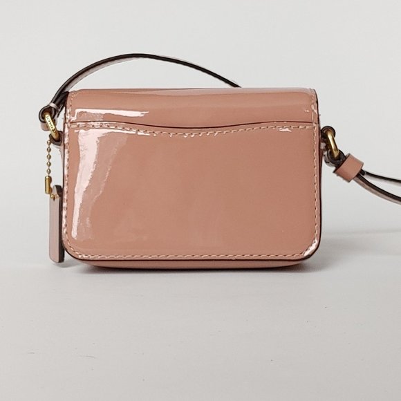 Coach studio 12 patent leather bag Nude Latte MINI BAG - Picture 13 of 16